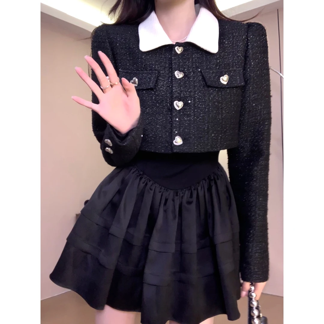 【REESE】伯爵千金 秋冬小香风气质百搭甜美小众设计短外套 R5512Y