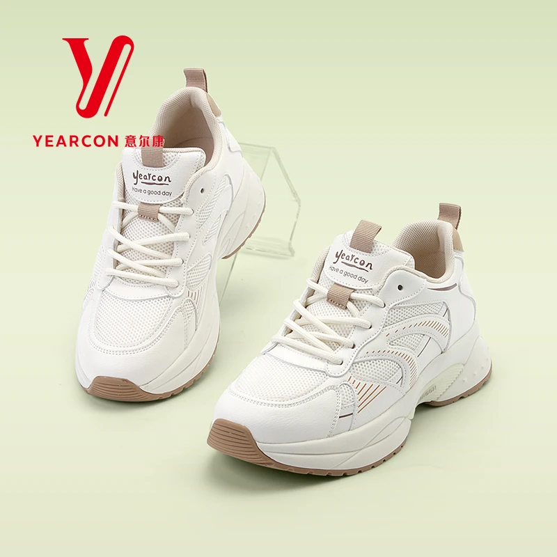 YEARCON/意尔康女鞋秋季2024新款运动鞋女休闲鞋子软底05808U