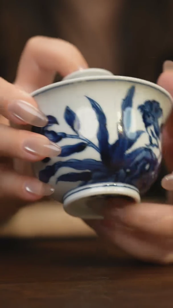 【闪购商品】杯柴窑青花破价福利