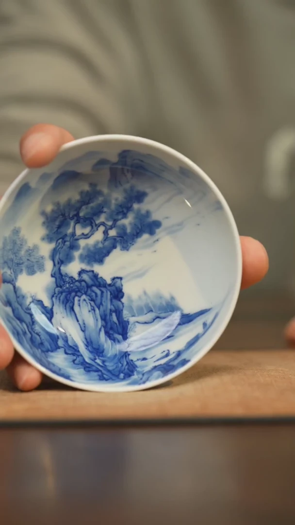 【闪购商品】杯柴窑青花破价福利