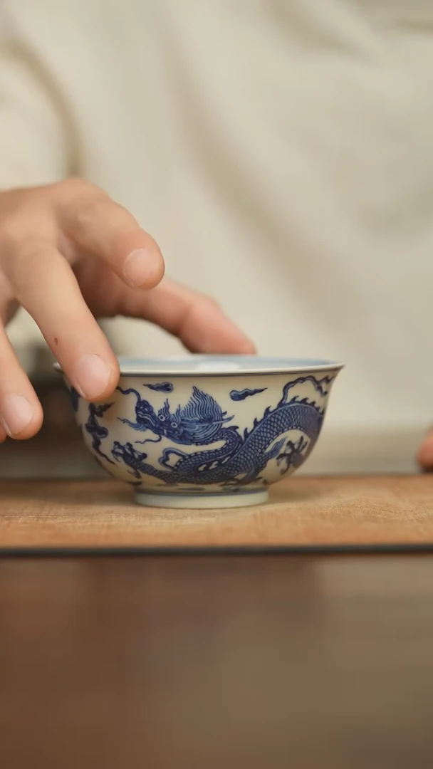 【闪购商品】杯柴窑青花破价福利