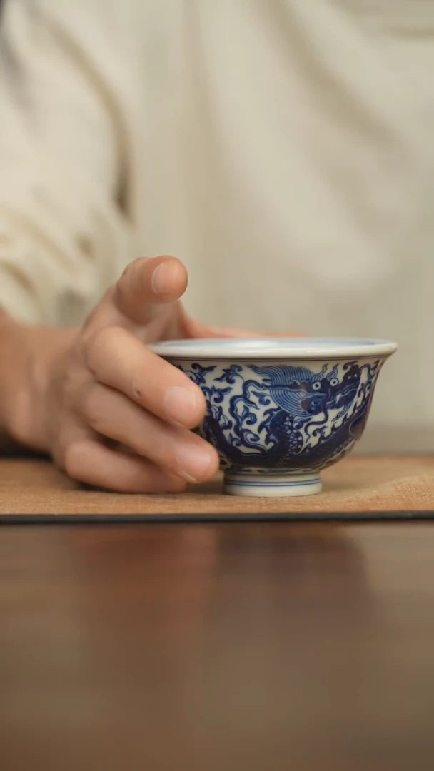 【闪购商品】杯柴窑青花破价福利