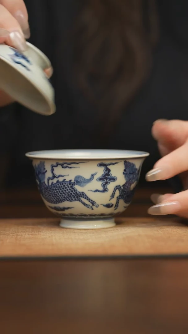 【闪购商品】杯柴窑青花破价福利