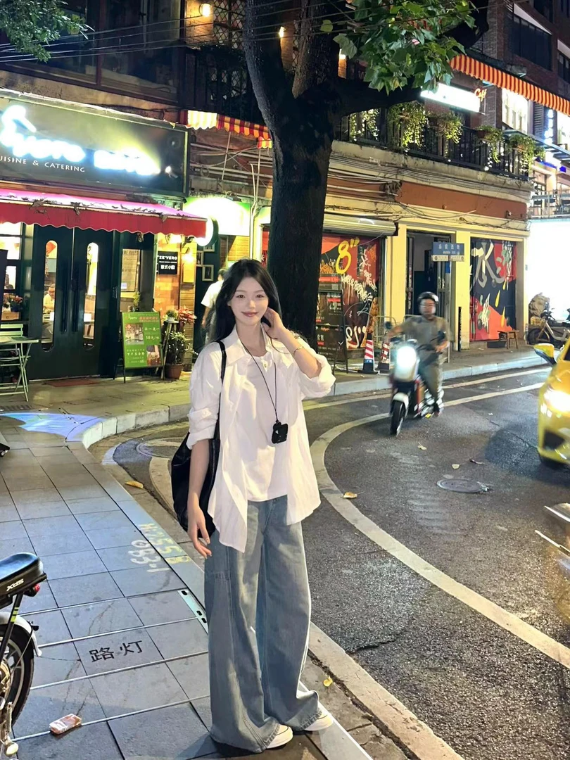 气质淑女高级感百搭女上衣辣妹学院风小个子秋装丁达尔穿搭2024年