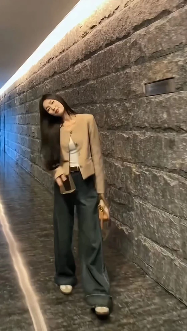 气质淑女高级感女上衣外套长裤轻熟风小个子秋装丁达尔穿搭2024年
