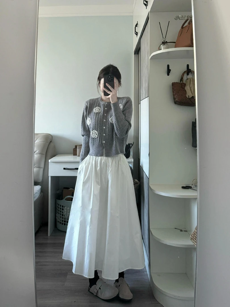 气质淑女高级感百搭女上衣辣妹学院风小个子秋装丁达尔穿搭2024年