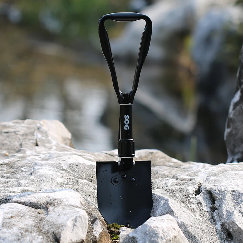SOG索格F08N多功能工兵铲户外折叠露营铲车载铁锹兵工铲