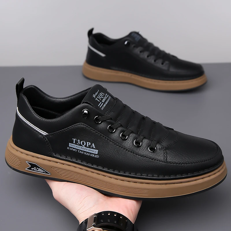 【专柜热卖】男式休闲鞋子开车鞋透气一脚蹬软底软面潮鞋板鞋男款