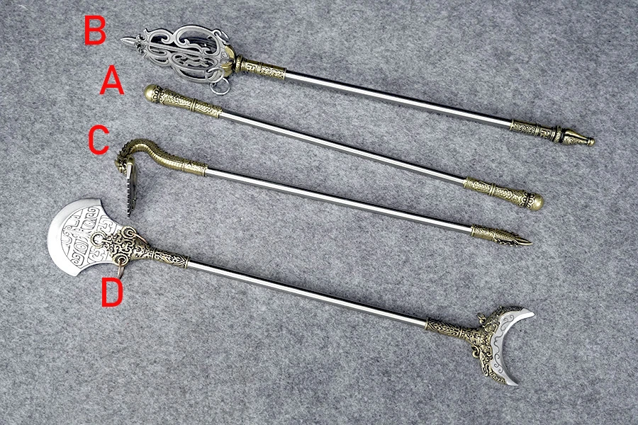 西游记兵器摆件摆件手工锻打冷兵器桌面摆件把玩精美兵器工艺品