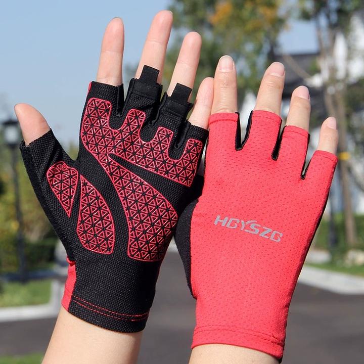 训练男女耐磨运动防滑手套锻炼引体向上防起茧半指单杠健身器械手