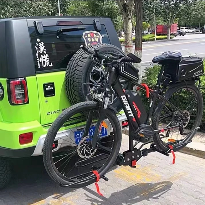坦克300自行车架车载后备箱捷途车尾后挂架方口悬挂牧马人加装架