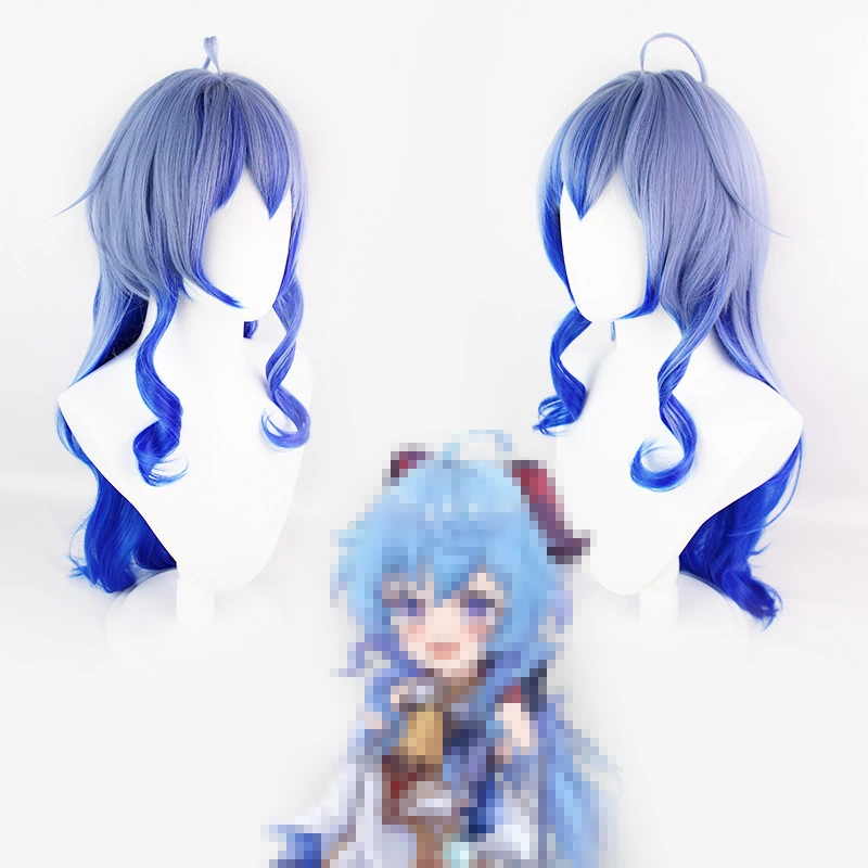 甘雨cos假发原神角色毛娘免修剪毛胚造型