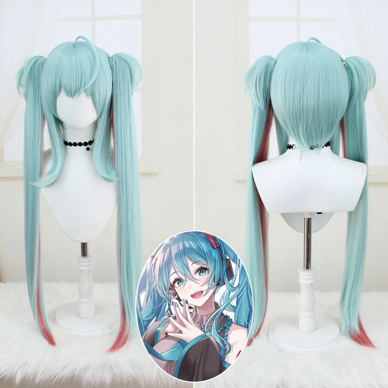 初音未来小浣熊未来cos假发玫瑰网毛坯二次元动漫展毛娘精修造型