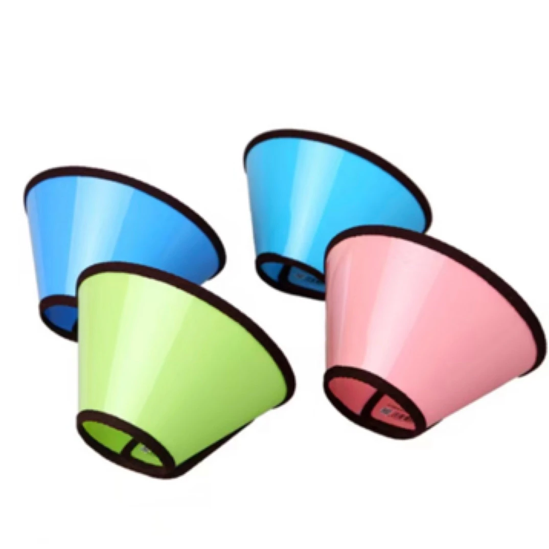 伊丽莎白圈彩色加厚款6号参考体重3-6斤（颜色随机）