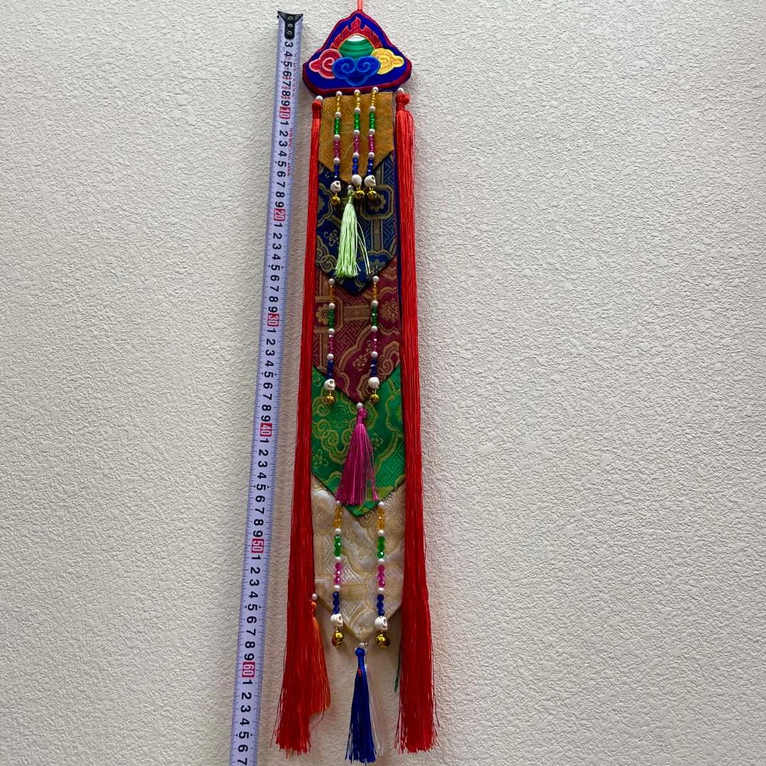 中号58厘米鼓穗 角盘 飘带