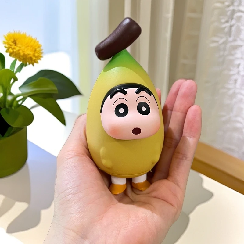 [Q版香蕉小新12cm可爱类型礼物家居装饰手办摆件