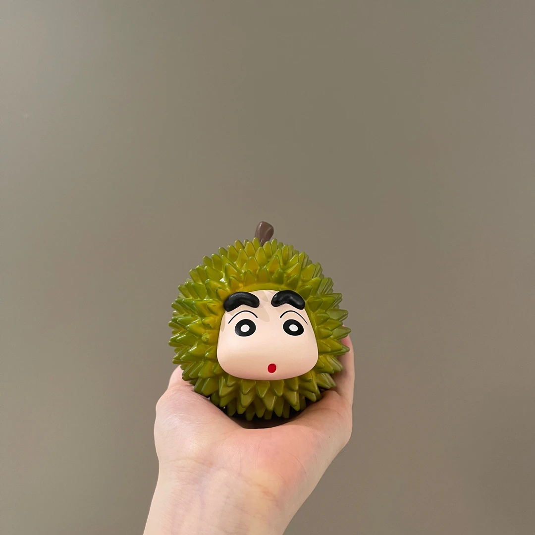 [Q版绿榴莲小新10cm 可爱类型礼物家居玩具摆件