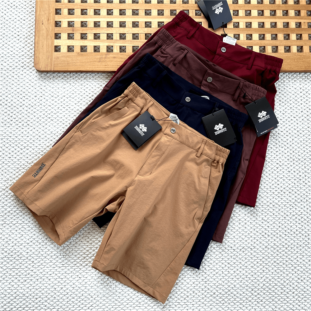 【小梁卖衣服】夏款男士运动休闲短裤  立体剪裁字母刺绣直筒休闲裤