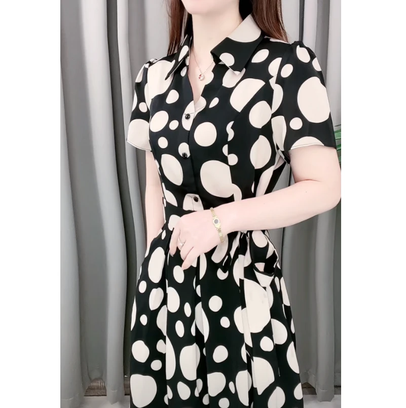 YS-24A27-82 设计感花色桃心领优雅唯美连衣裙M-5XL