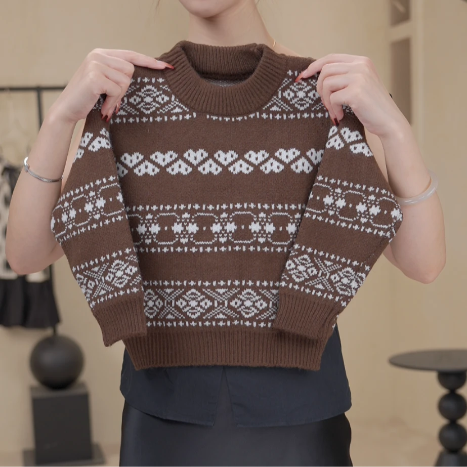 【UM】2024新款儿童时尚百搭休闲秋季毛衣82203