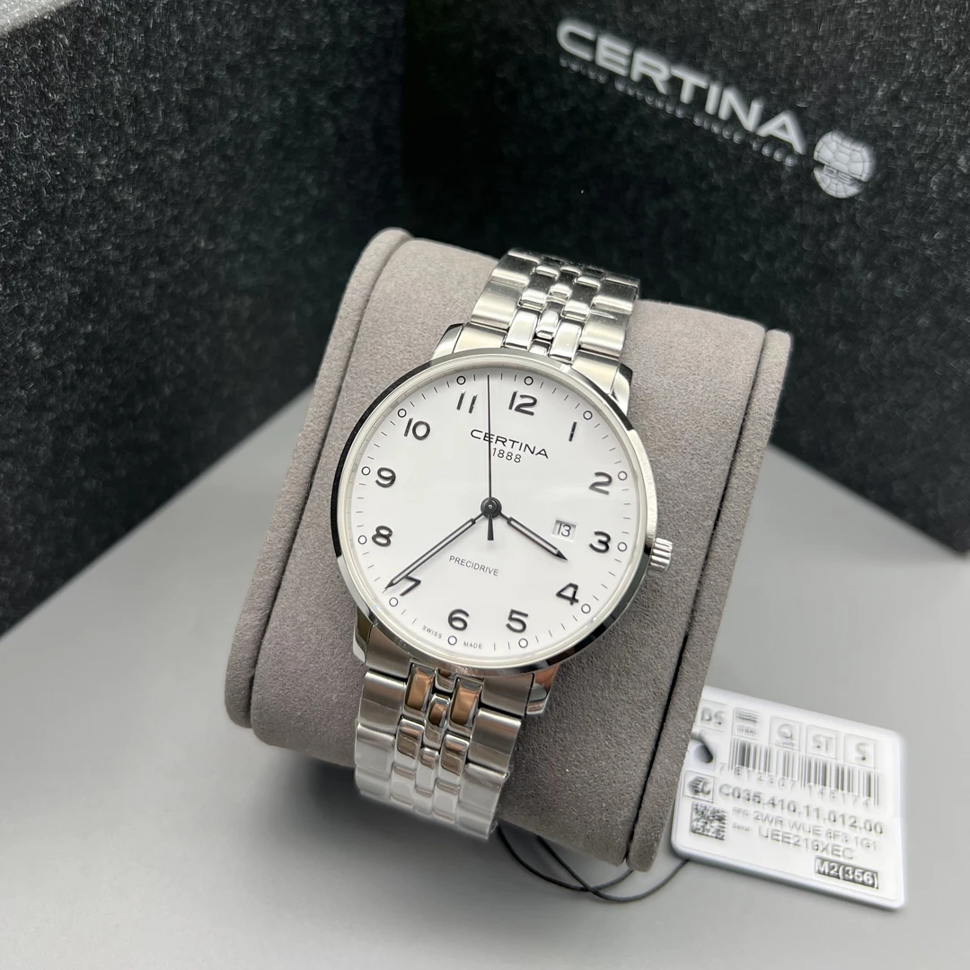 99新 Certina/雪铁纳 C035.410.11.012.00清晰职场男士时尚瑞士表