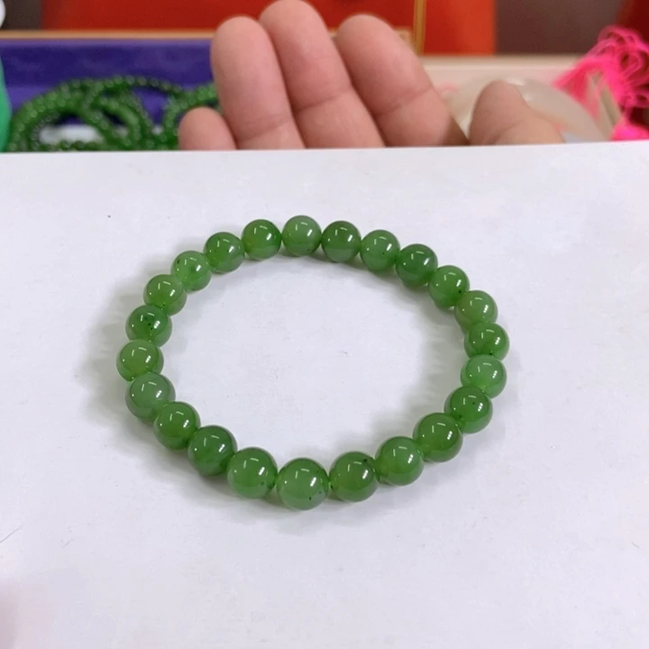 【闪购商品】和田玉（碧玉）手串未镶嵌11
