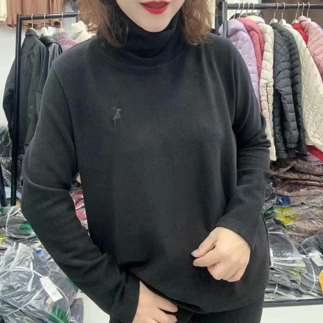 水淼2024-秋冬新款9152-时尚简约-百搭显瘦小衫