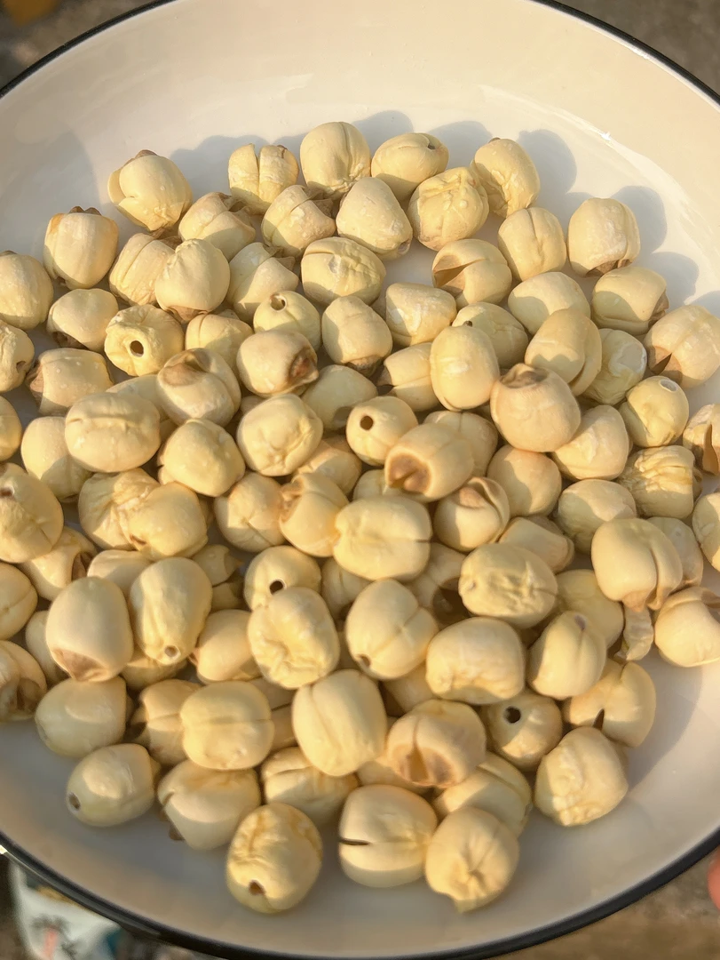 无硫熏农家莲子手工去芯一煮即粉干货精选今年新货煲汤煮粥