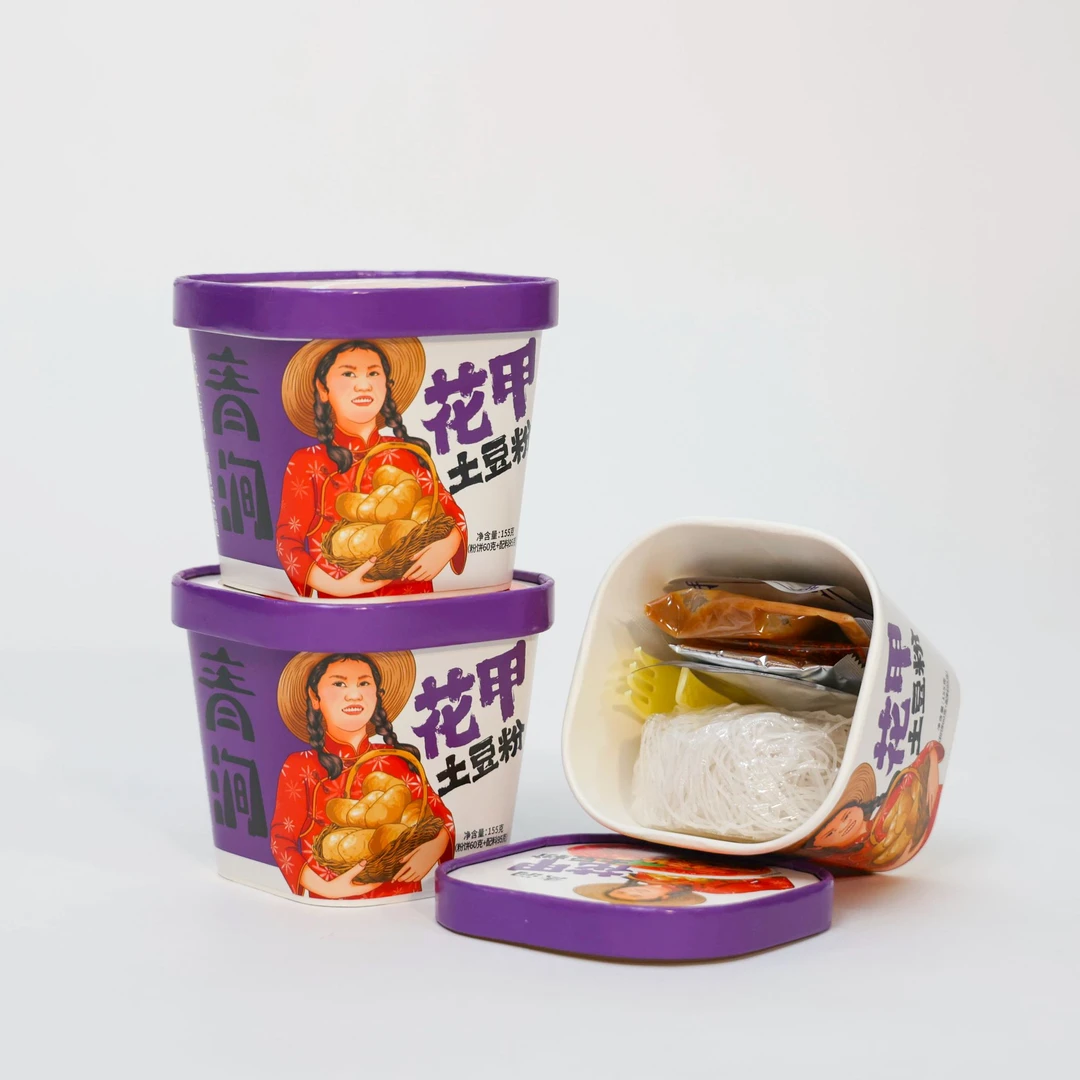 青涧花甲土豆粉155g×6桶