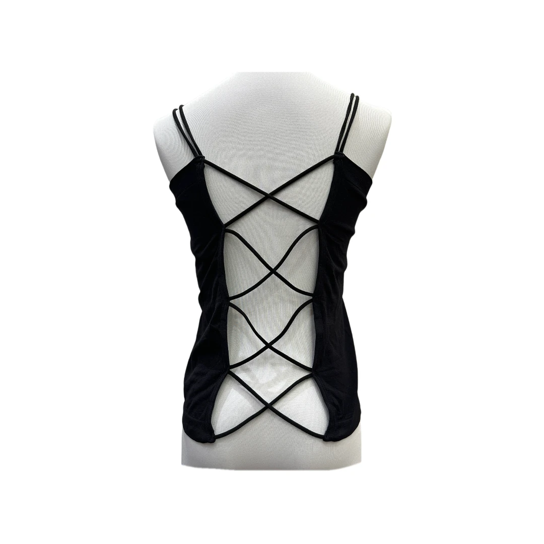 「HH」微胖定制美背背心高弹显瘦遮肉