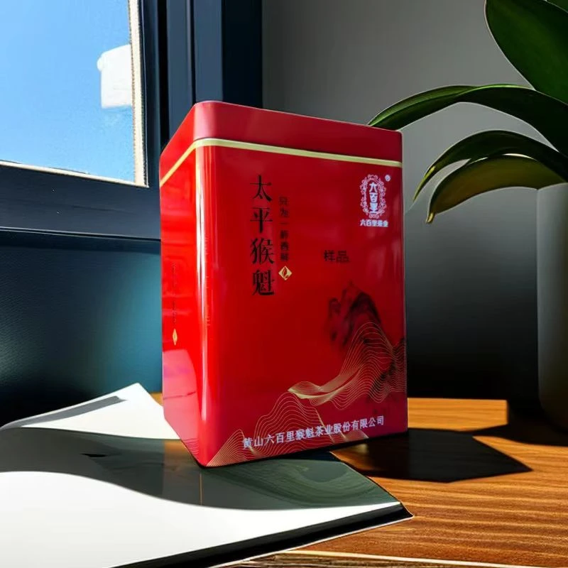 黄山六百里品牌太平猴魁2024工艺新茶普魁罐装