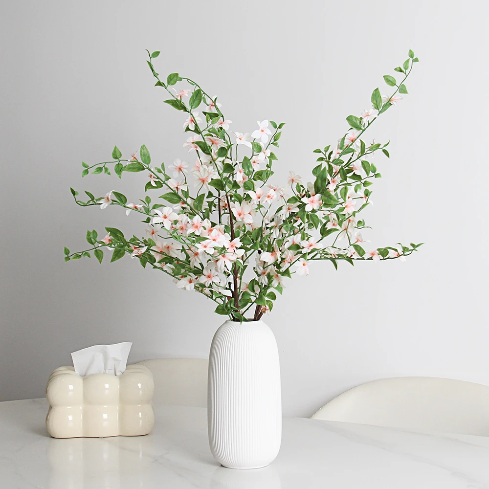 粉色七里香仿真花家居客厅餐桌花装饰花艺摆件塑料花干花插花摆设