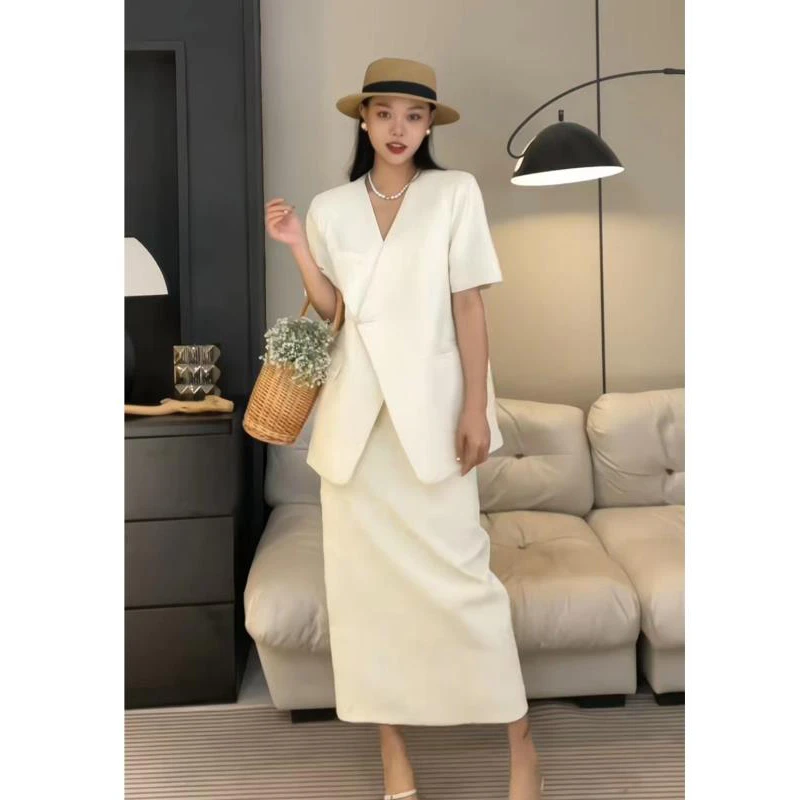 「枫叶青丝」初秋气质设计感时尚套装西装两件套 HBZC909451 nnassa