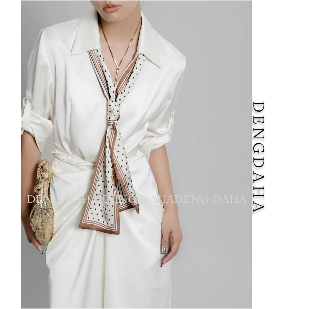 【大哈】2024年新款款简约百搭松弛感飘带披肩HBZC641079 nnassa