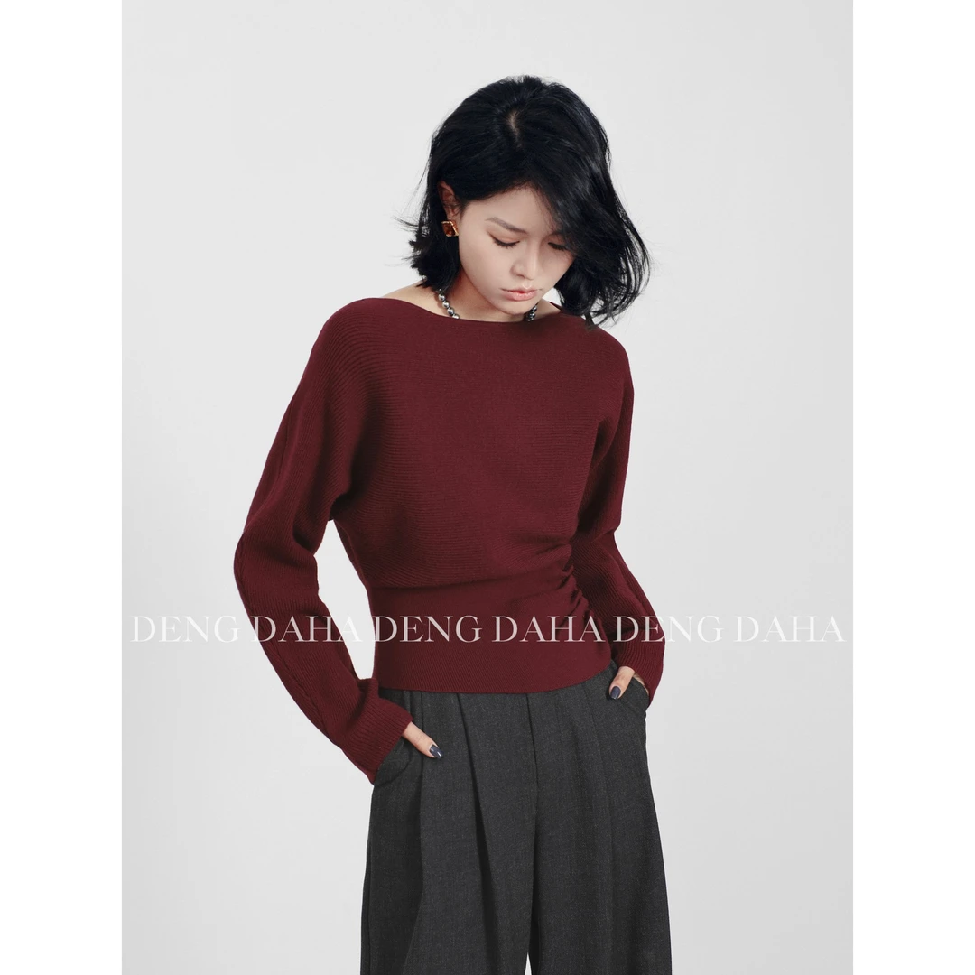 「高阶感」2024秋季套头气质宽松长袖休闲针织衫 HBZE917245 nnassa