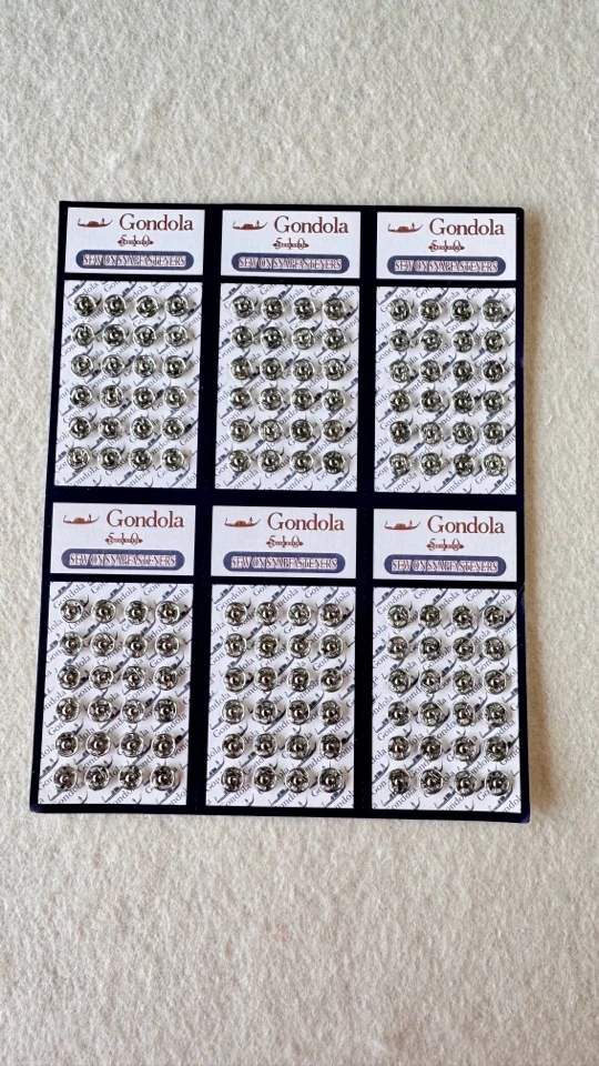 0.7cm旗袍专用铜按扣24枚/板圆形纽扣隐形扣弹簧扣子母扣