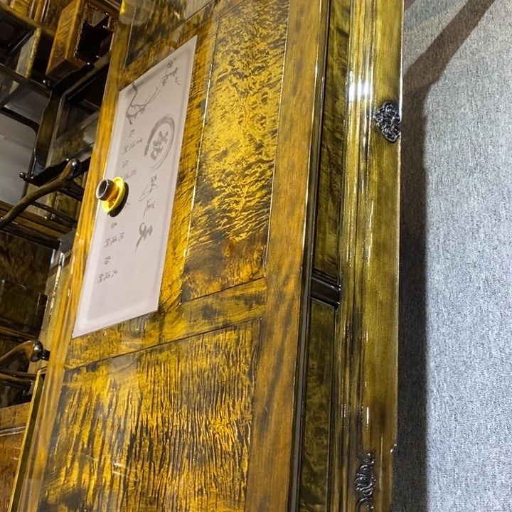 楠木风**吹1.8米茶桌六件套