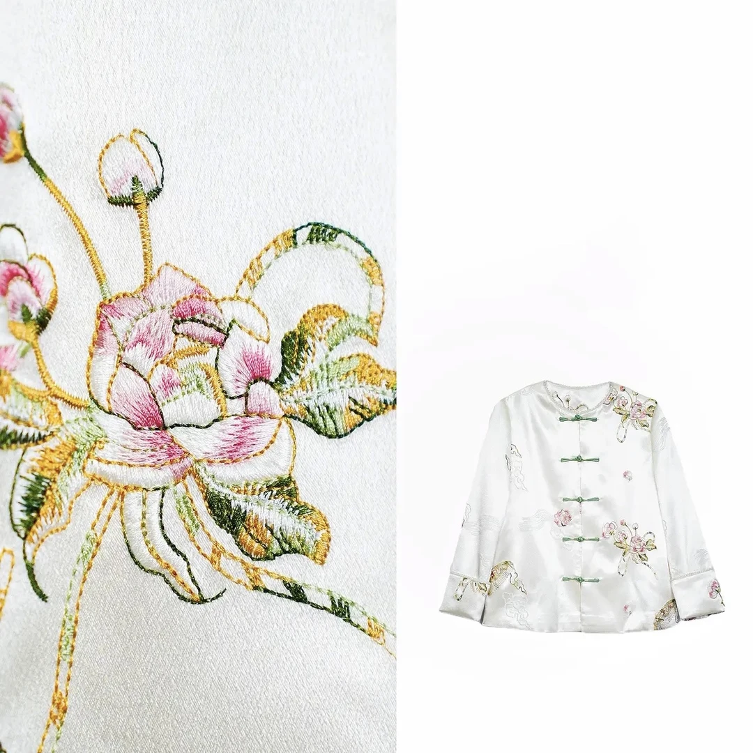 2024早春新中式长袖时尚女士夏季复古古风中国风51055A