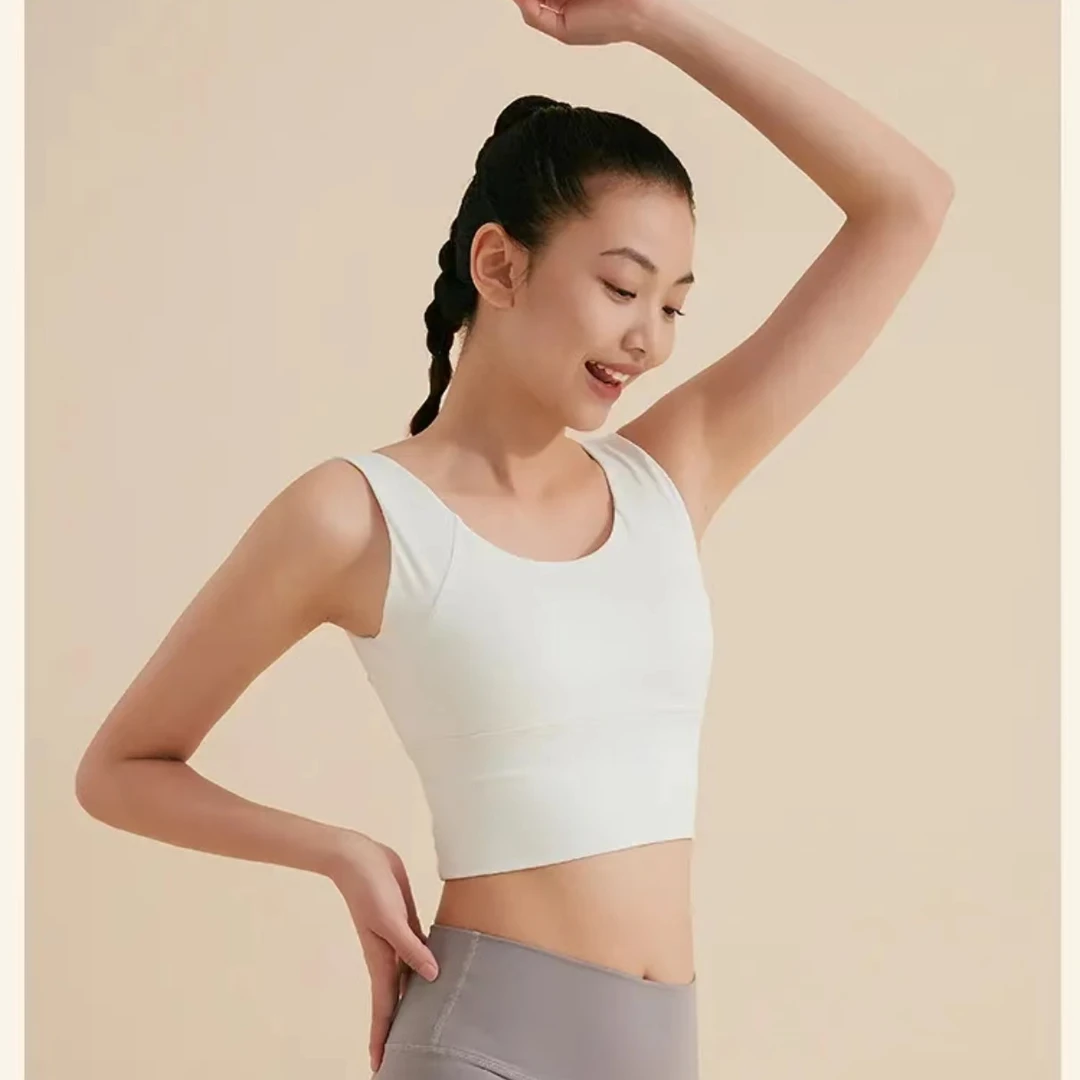 瑜伽美背夏季健身修身日常休闲一体杯运动美背