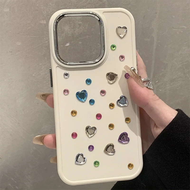 欧克里里金属框苹果15ins手机壳iphone11promax软壳13/14简约少女