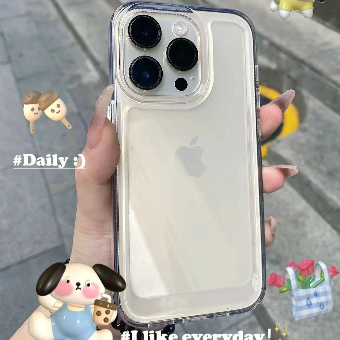 高级透明适用苹果14/13手机壳iPhone15promax12太空11小众xs/xr