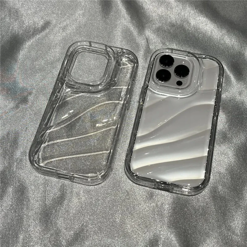 欧克里里ins高级贝壳纹苹果15promax手机壳iphone11/12/13软壳14