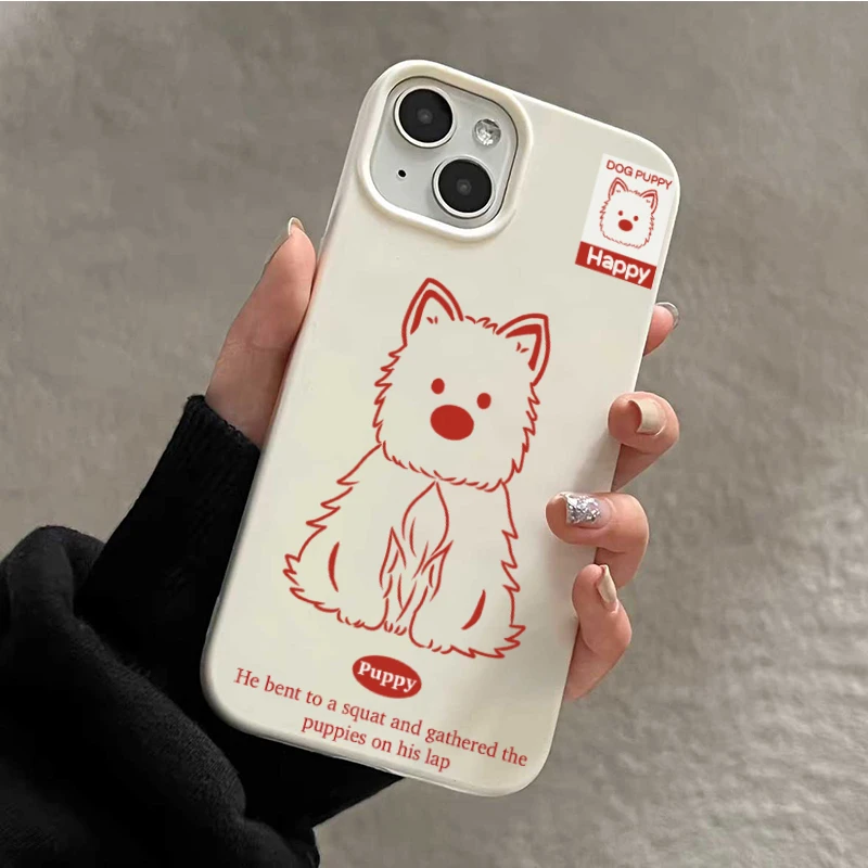 欧克里里西高地小修狗大孔iPhone15/14pro手机壳苹果13全包12软11