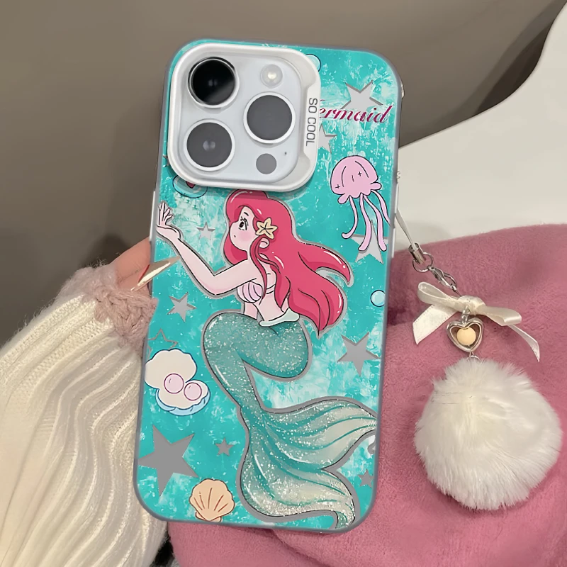 海底蓝美人鱼适用iphone15/14/13元气壳12手机壳vivo华为oppo小米