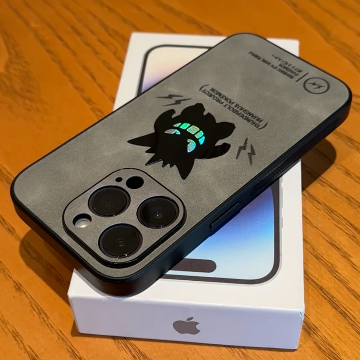 欧克里里轻奢炫酷镭射耿鬼适用iPhone16手机壳14苹果15耐脏12软13