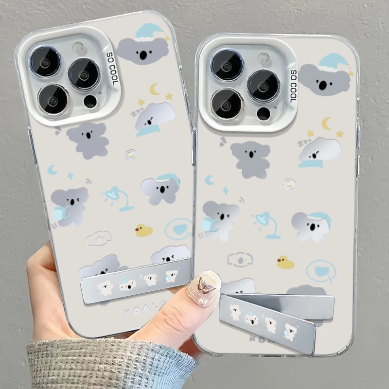 欧克里里趣味黄底考拉适用iphone15手机壳苹果14华为vivo小米oppo