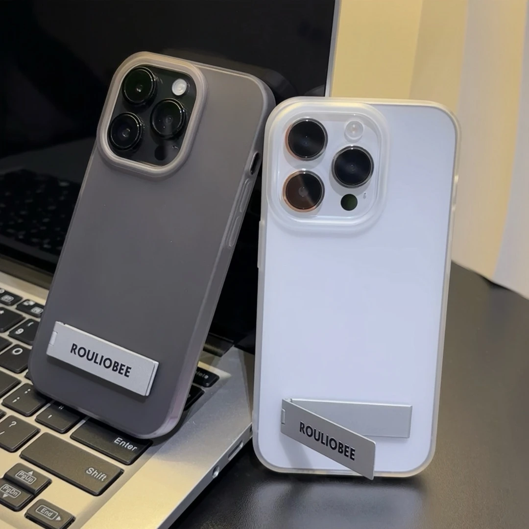 欧克里里高级冰透支架适用iPhone15/14华为p70手机壳苹果13套男款