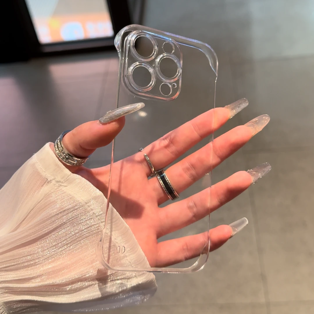 轻奢高端PC硬壳适用苹果15/16/17轻奢手机壳13/14promax男11/12女