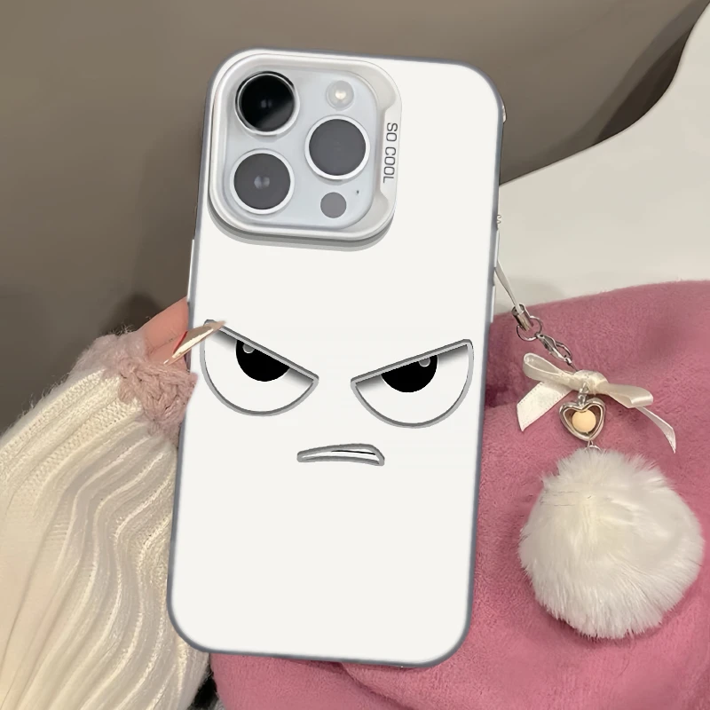 ins凶凶表情适用iphone15/14/13创意12/11防摔手机壳vivo华为oppo