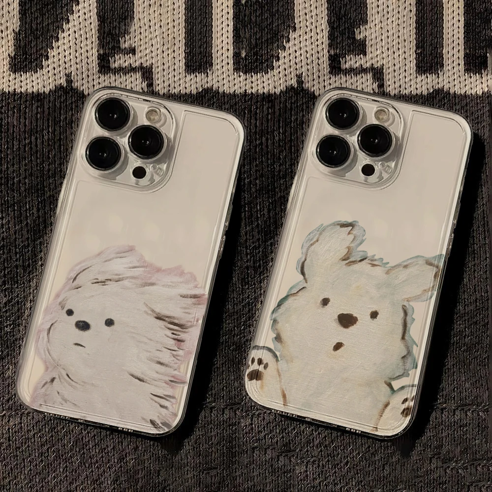欧克里里凌乱狗狗安卓小米oppovivo华为情侣手机壳iPhone15promax